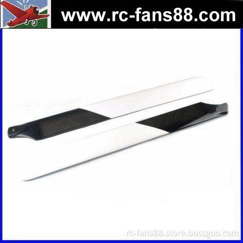 High Quality 600mm Carbon Fiber Main Blades (600mm) white and black for Trex 600 Helicopter